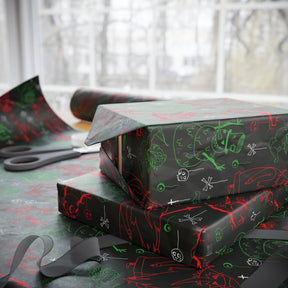 Creepmas Cheer Gift Wrap - Goth Cloth Co.Home Decor16045985233228304008