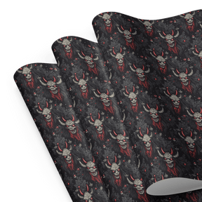 Creepy Cartoon Krampus Spooky Gift Wrap (3 Sheets) - Goth Cloth Co.1659105_17373