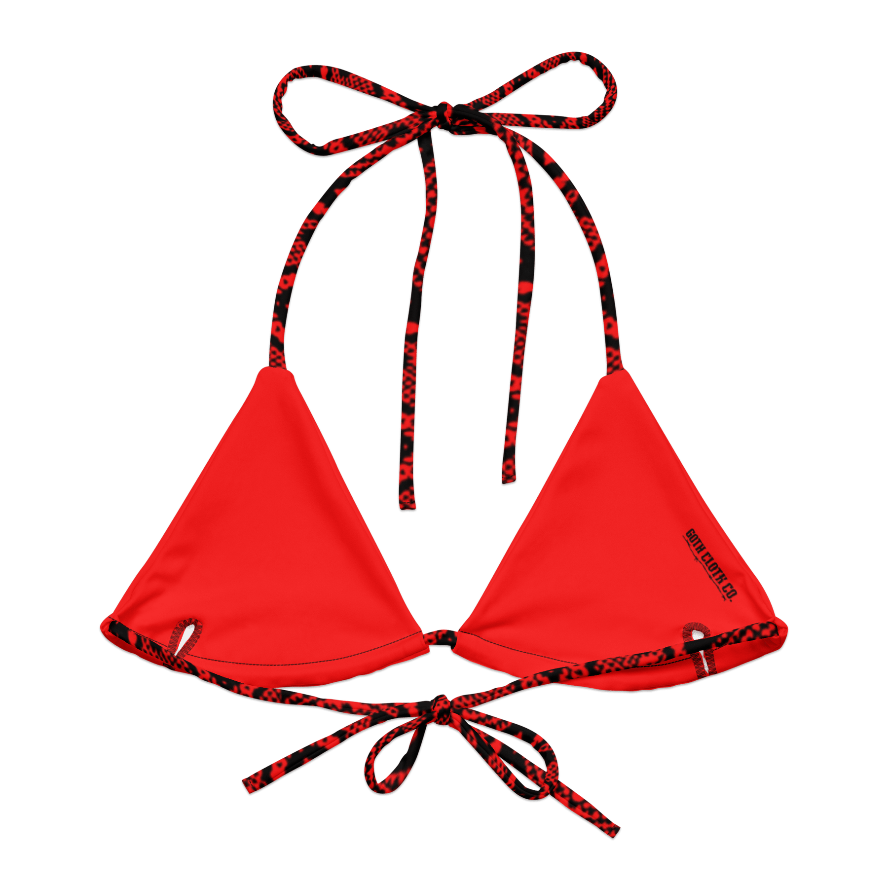 Crimson Coil String Bikini Top - Goth Cloth Co.5189974_16564