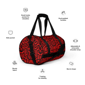 Crimson Coils Duffle Bag - Goth Cloth Co.gymwear8949732_15155