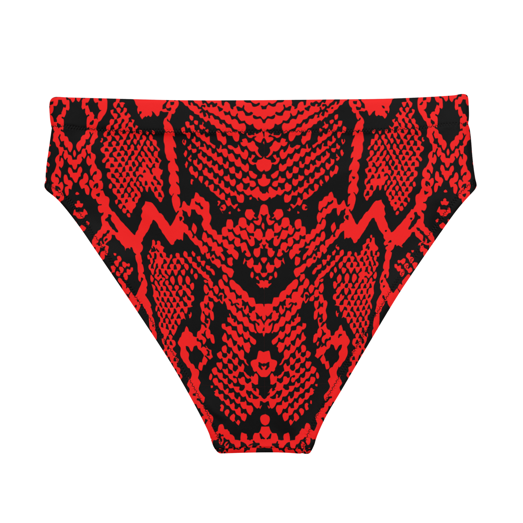 Crimson Coils High-Waisted Sport Bikini Bottom - Goth Cloth Co.3899865_12042