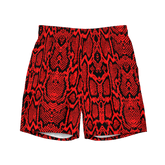 Crimson Coils Men's Lined Swim Trunks - Goth Cloth Co.9402496_14636