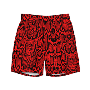 Crimson Coils Men's Lined Swim Trunks - Goth Cloth Co.9402496_14636