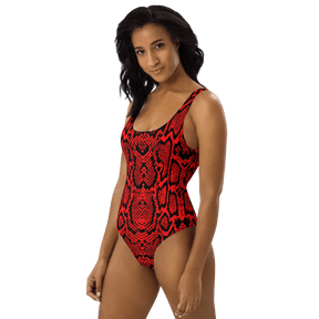 Crimson Coils One-Piece Swimsuit - Goth Cloth Co.9410839_9014