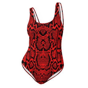 Crimson Coils One-Piece Swimsuit - Goth Cloth Co.9410839_9014