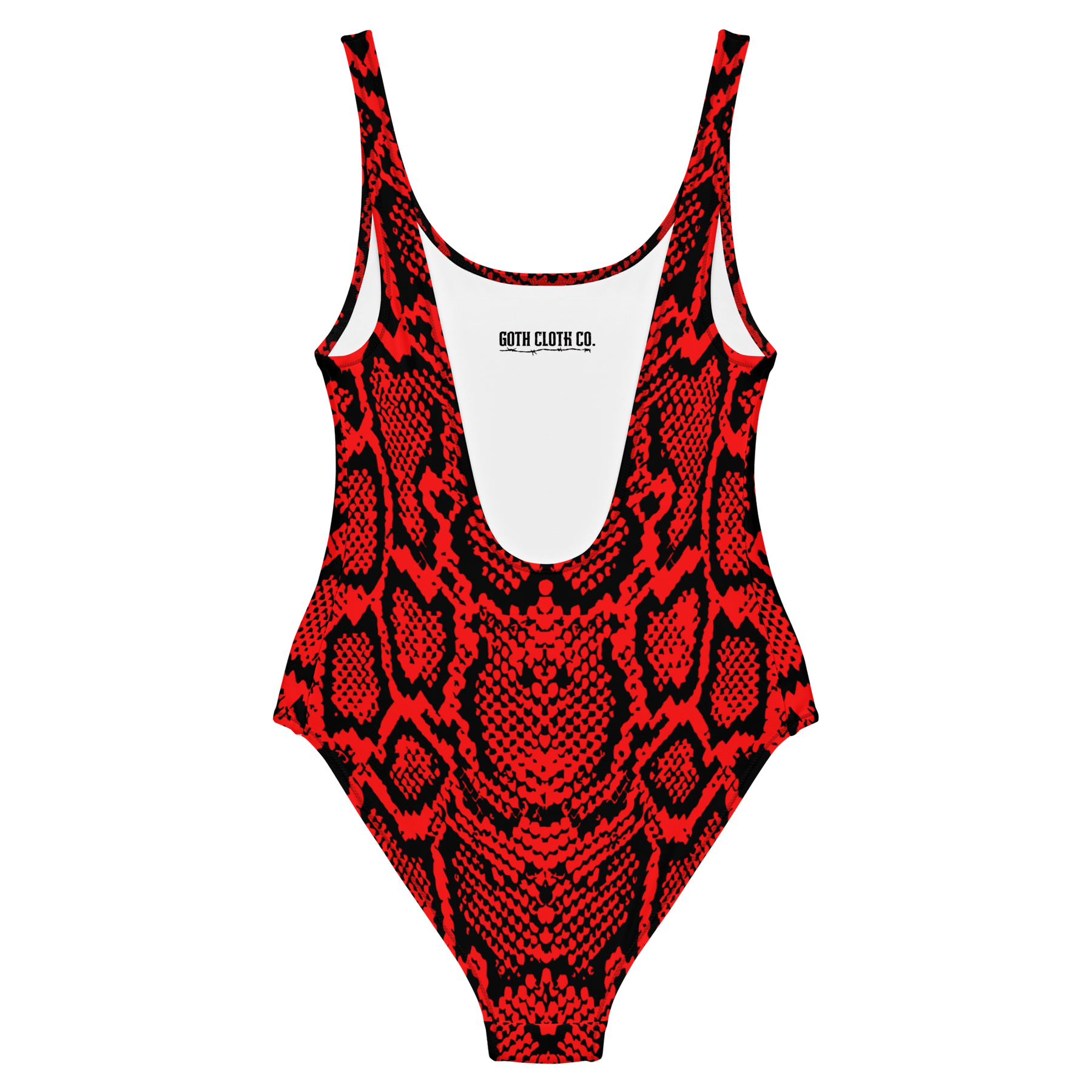 Crimson Coils One-Piece Swimsuit - Goth Cloth Co.9410839_9014