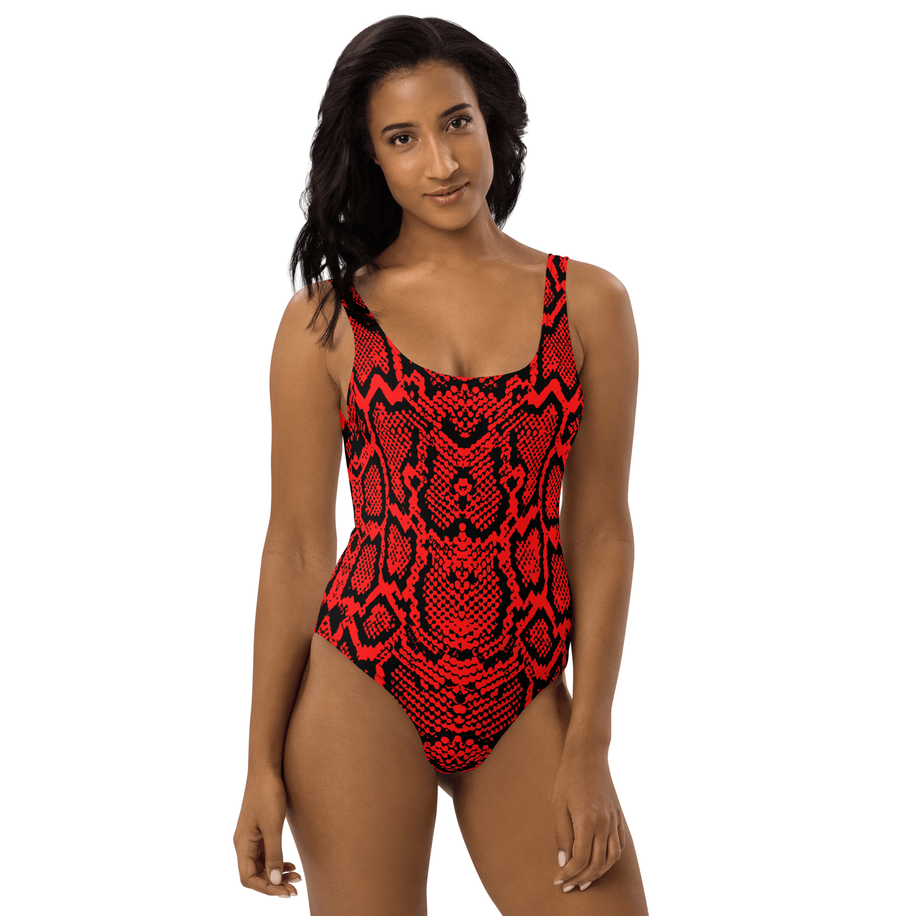 Crimson Coils One-Piece Swimsuit - Goth Cloth Co.9410839_9014