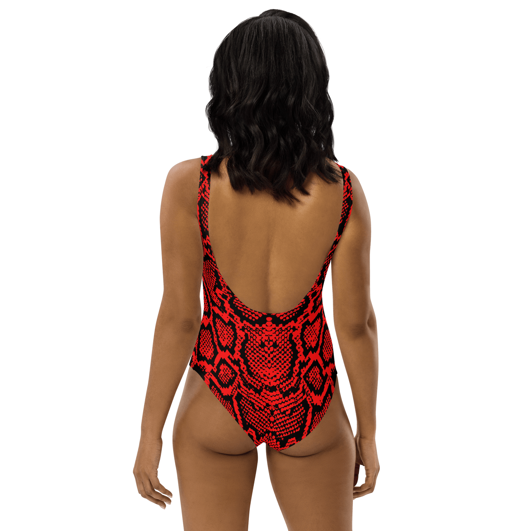 Crimson Coils One-Piece Swimsuit - Goth Cloth Co.9410839_9014