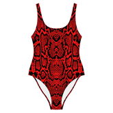 Crimson Coils One-Piece Swimsuit - Goth Cloth Co.9410839_9014