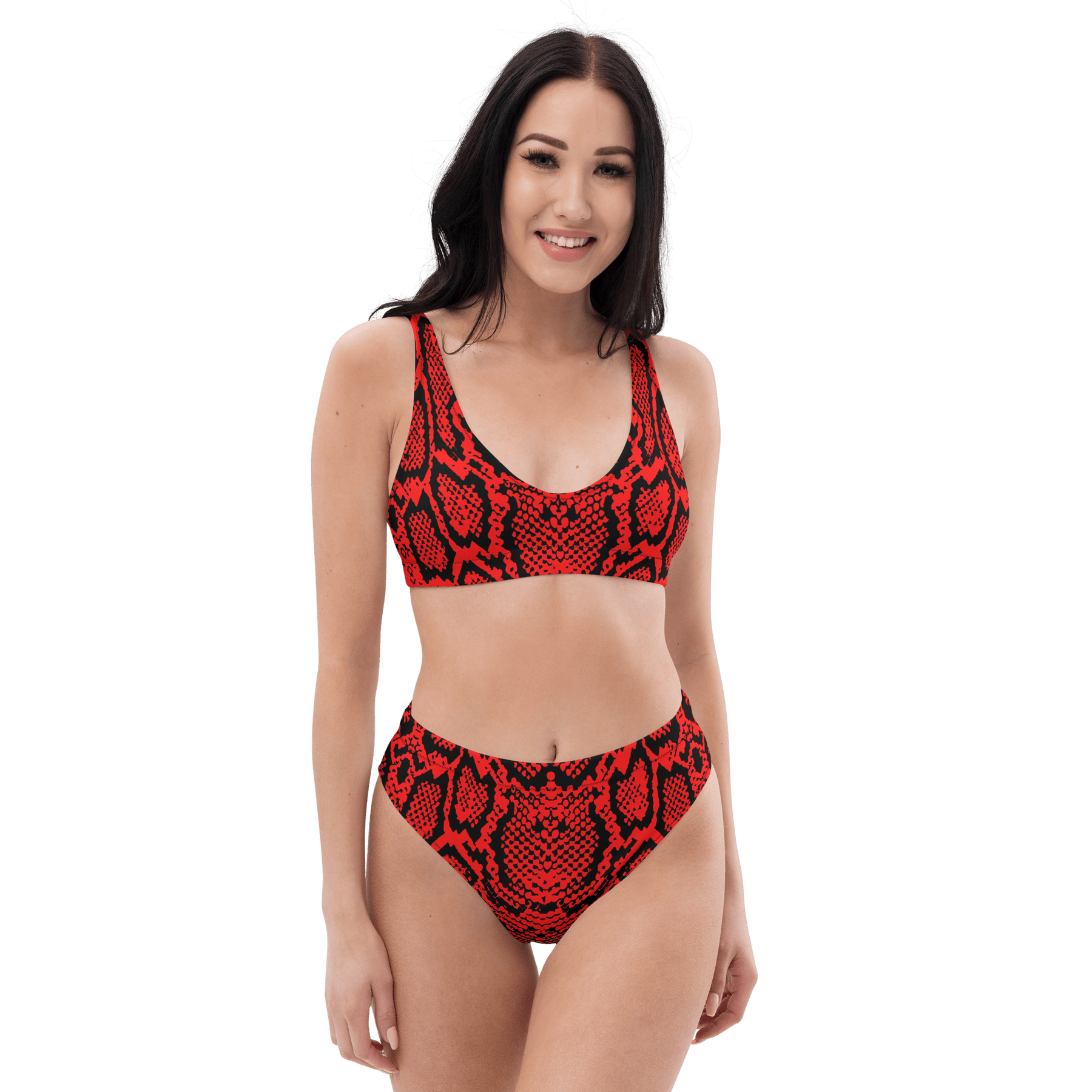 Crimson Coils Padded Sport Bikini Top - Goth Cloth Co.6181765_12035