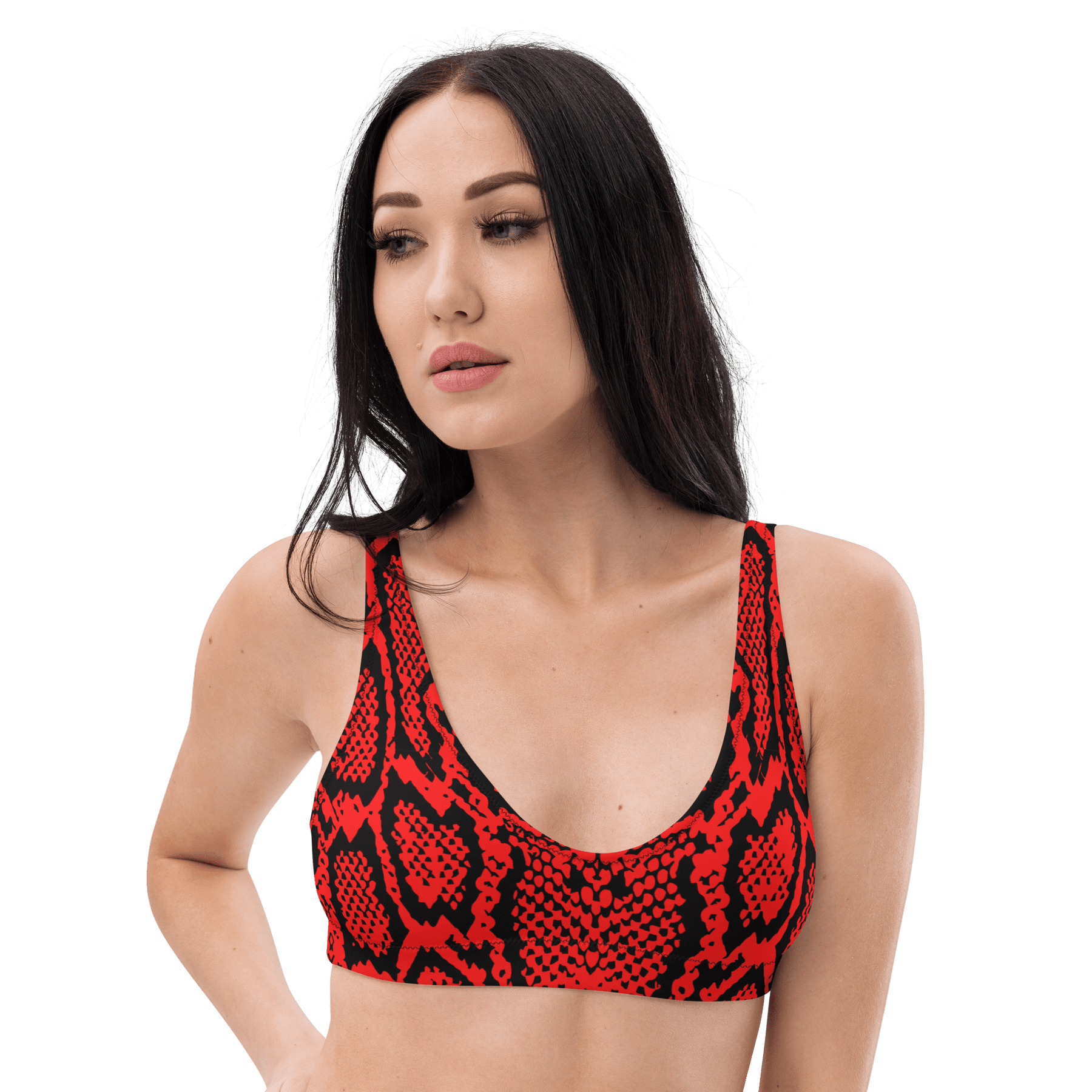 Crimson Coils Padded Sport Bikini Top - Goth Cloth Co.6181765_12035