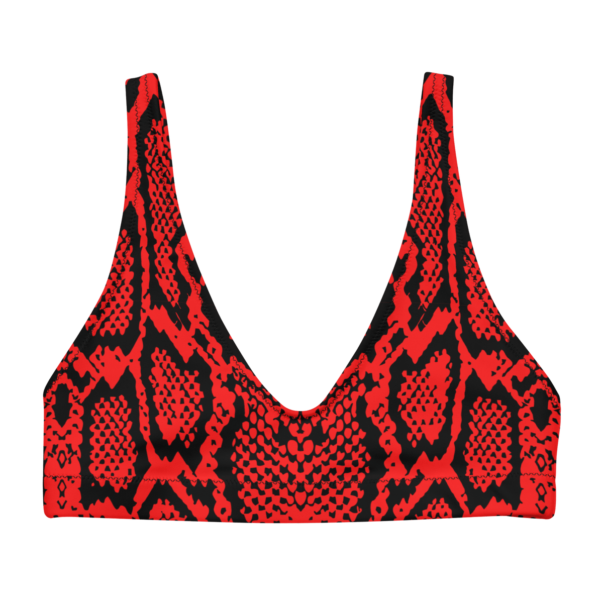 Crimson Coils Padded Sport Bikini Top - Goth Cloth Co.6181765_12035