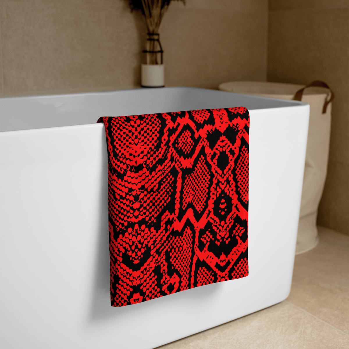 Crimson Coils Towel - Goth Cloth Co.6161161_8874