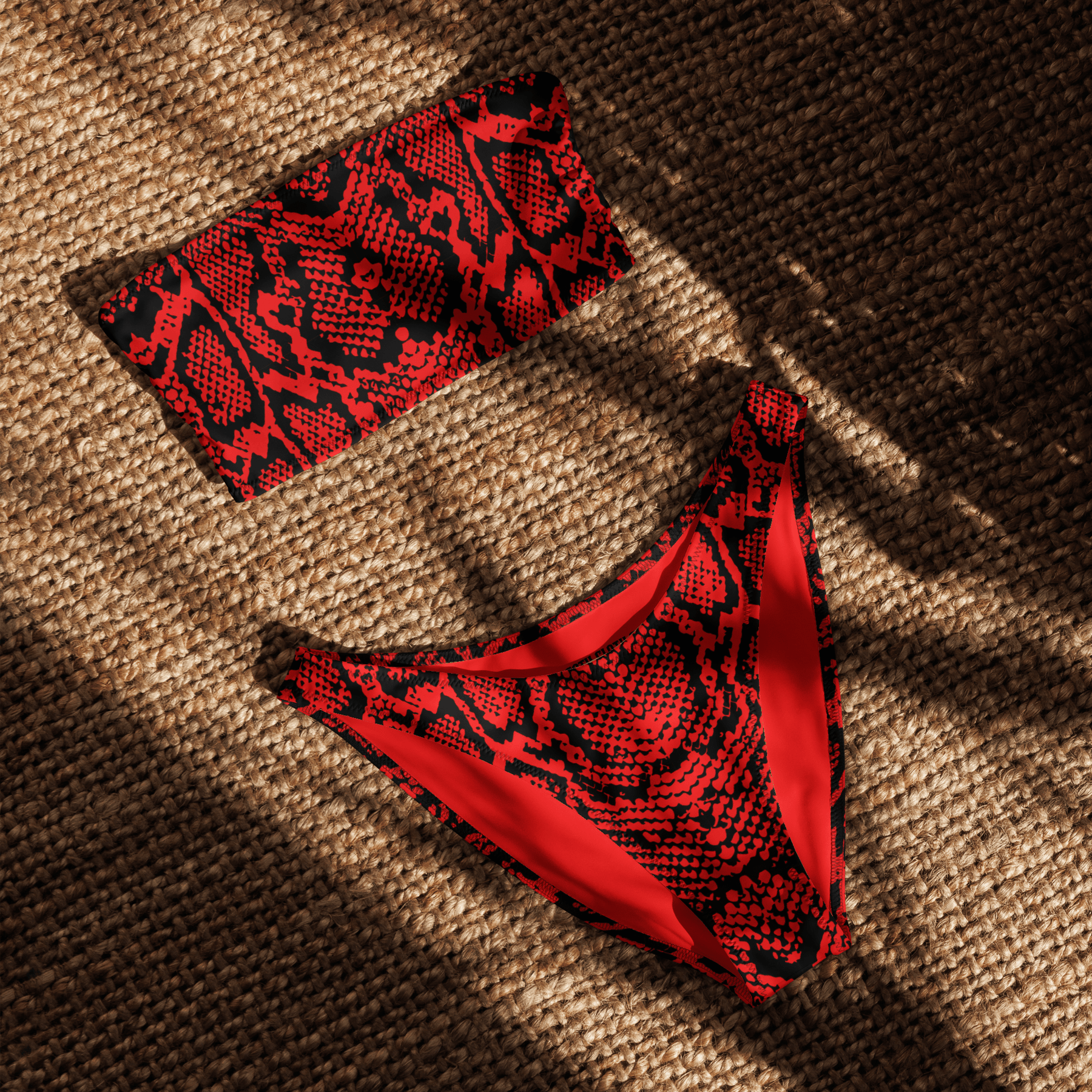 Crimson Coils V-Cut Bikini Bottom - Goth Cloth Co.9937295_22693