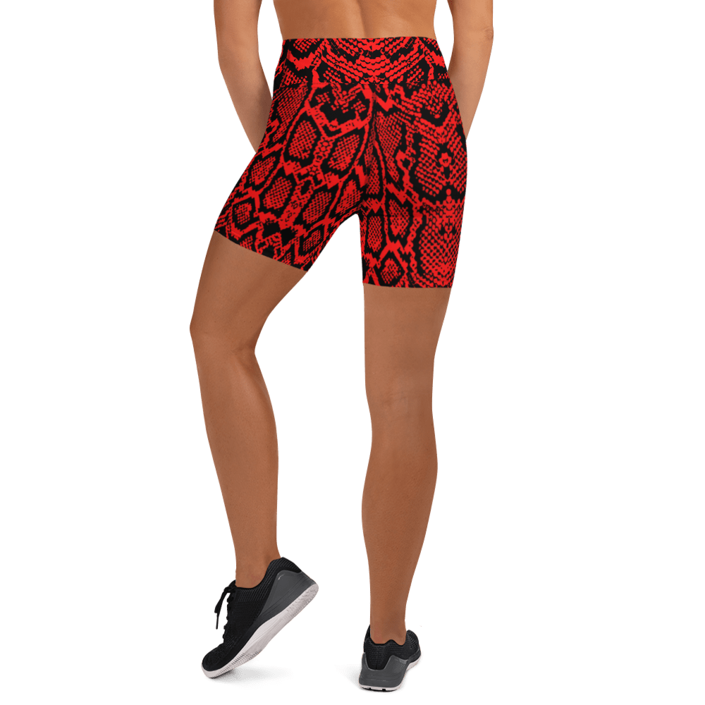 Crimson Coils Yoga Shorts - Goth Cloth Co.8285332_9079