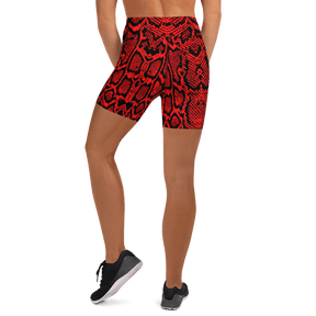 Crimson Coils Yoga Shorts - Goth Cloth Co.8285332_9079