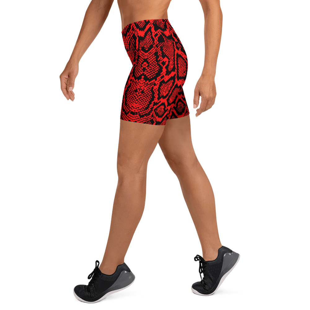 Crimson Coils Yoga Shorts - Goth Cloth Co.8285332_9079