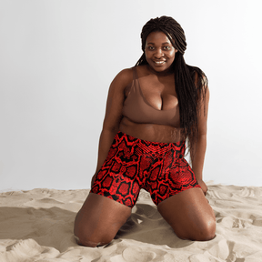 Crimson Coils Yoga Shorts - Goth Cloth Co.8285332_9079