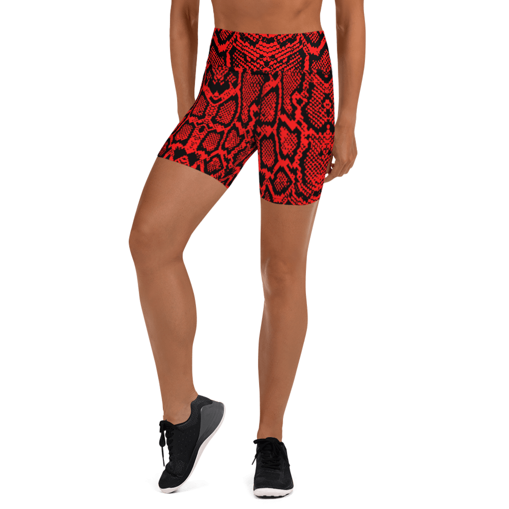 Crimson Coils Yoga Shorts - Goth Cloth Co.8285332_9079