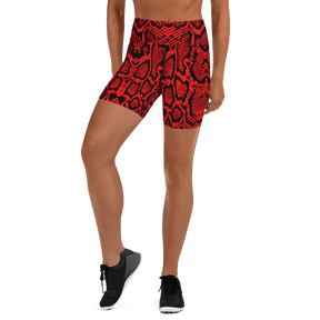 Crimson Coils Yoga Shorts - Goth Cloth Co.8285332_9079
