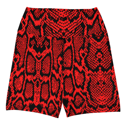 Crimson Coils Yoga Shorts - Goth Cloth Co.8285332_9079