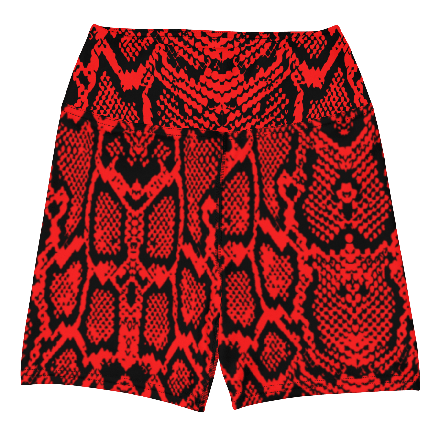 Crimson Coils Yoga Shorts - Goth Cloth Co.8285332_9079