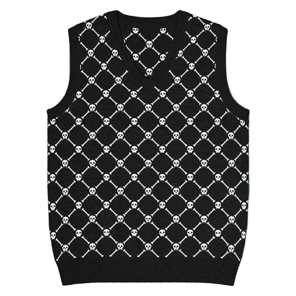 Cross Boes Knit V - Neck Sweater - Goth Cloth Co.8249670_22430