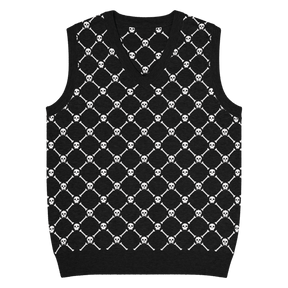 Cross Boes Knit V - Neck Sweater - Goth Cloth Co.8249670_22430