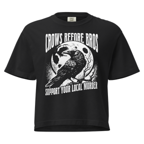 Crows Before Bros Crop Top - Goth Cloth Co.2673740_22584