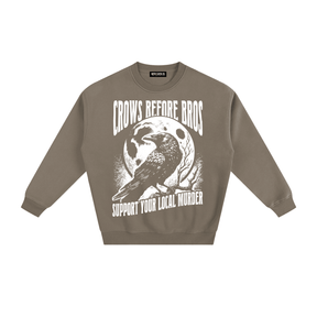 Crows Before Bros Fleeced Sweatshirt - Goth Cloth Co.260915PODRA11168006