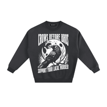 Crows Before Bros Fleeced Sweatshirt - Goth Cloth Co.260915PODRA11168011