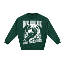 Crows Before Bros Fleeced Sweatshirt - Goth Cloth Co.260915PODRA11168016