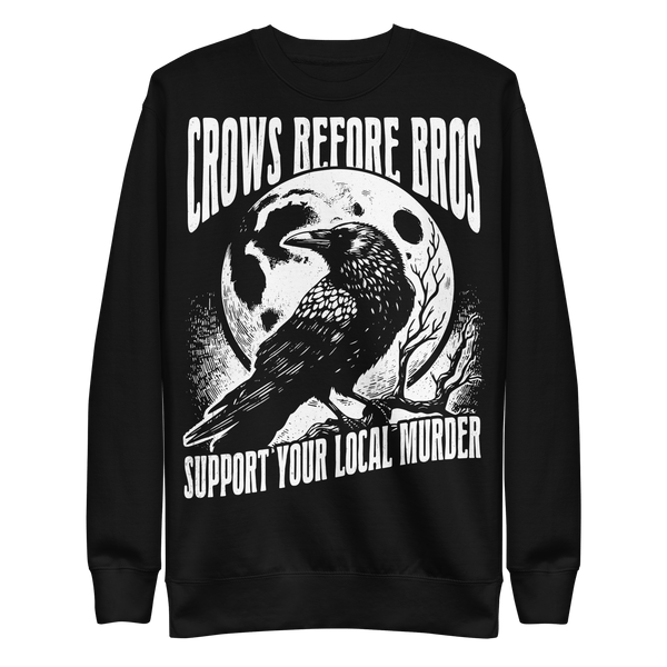 Crows Before Bros Unisex Sweatshirt - Goth Cloth Co.9840877_11254
