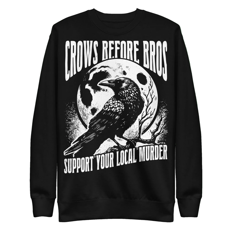 Crows Before Bros Unisex Sweatshirt - Goth Cloth Co.9840877_11254