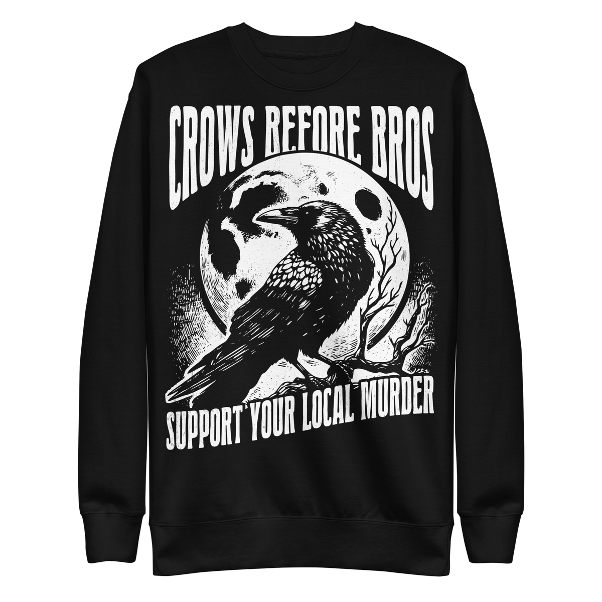 Crows Before Bros Unisex Sweatshirt - Goth Cloth Co.9840877_11254