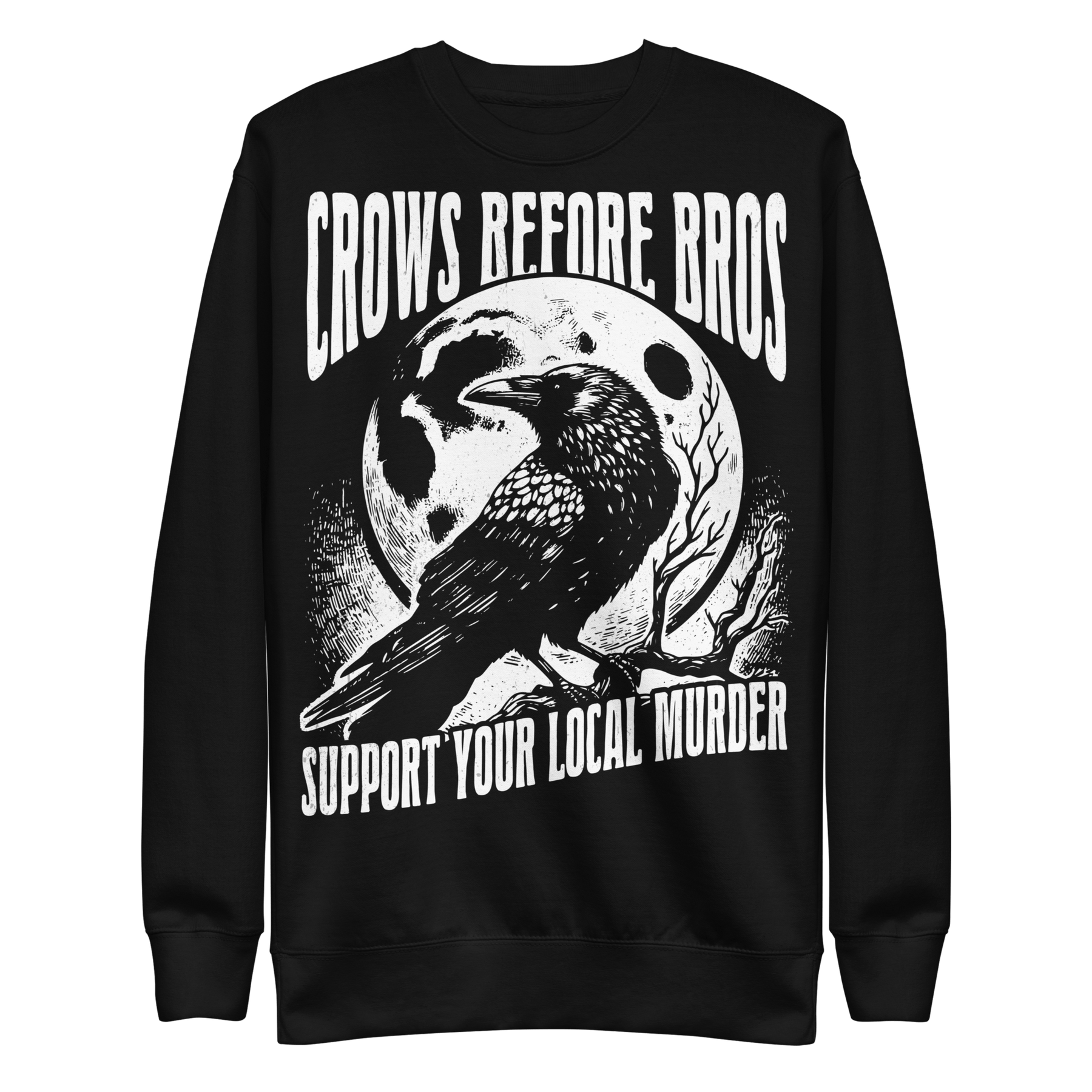 Crows Before Bros Unisex Sweatshirt - Goth Cloth Co.9840877_11254