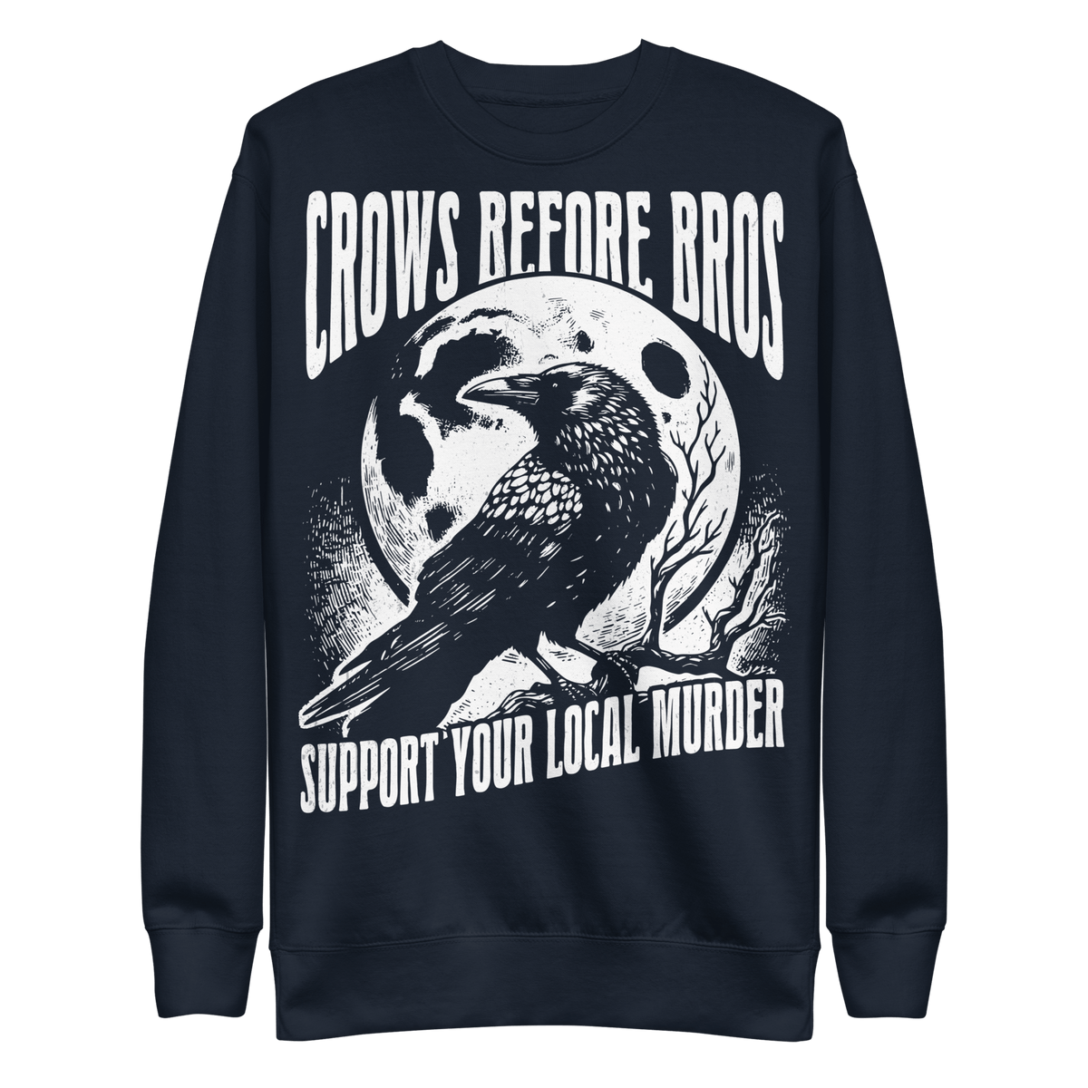 Crows Before Bros Unisex Sweatshirt - Goth Cloth Co.9840877_13252