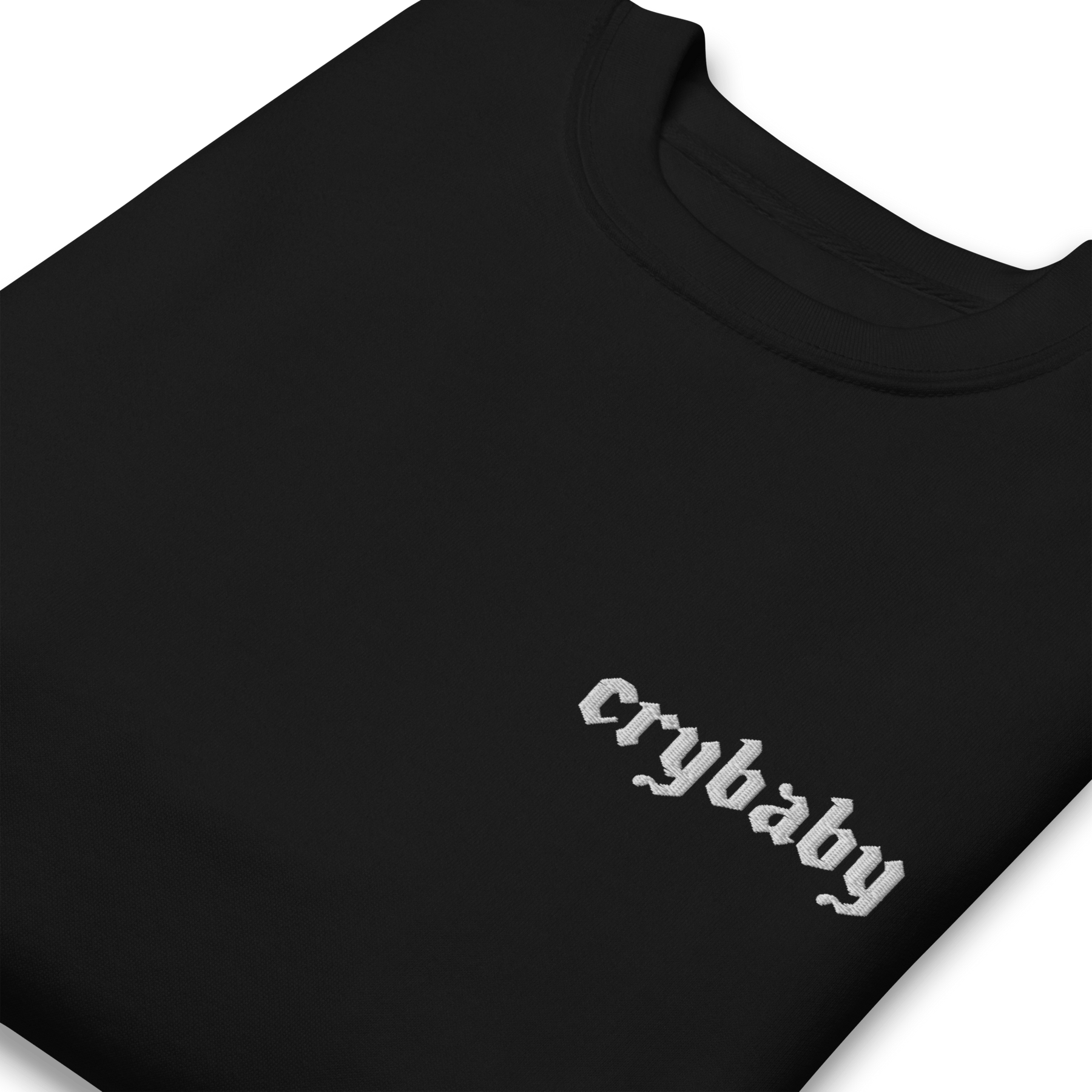 Crybaby Embroidered Sweatshirt - Goth Cloth Co.1061746_11254