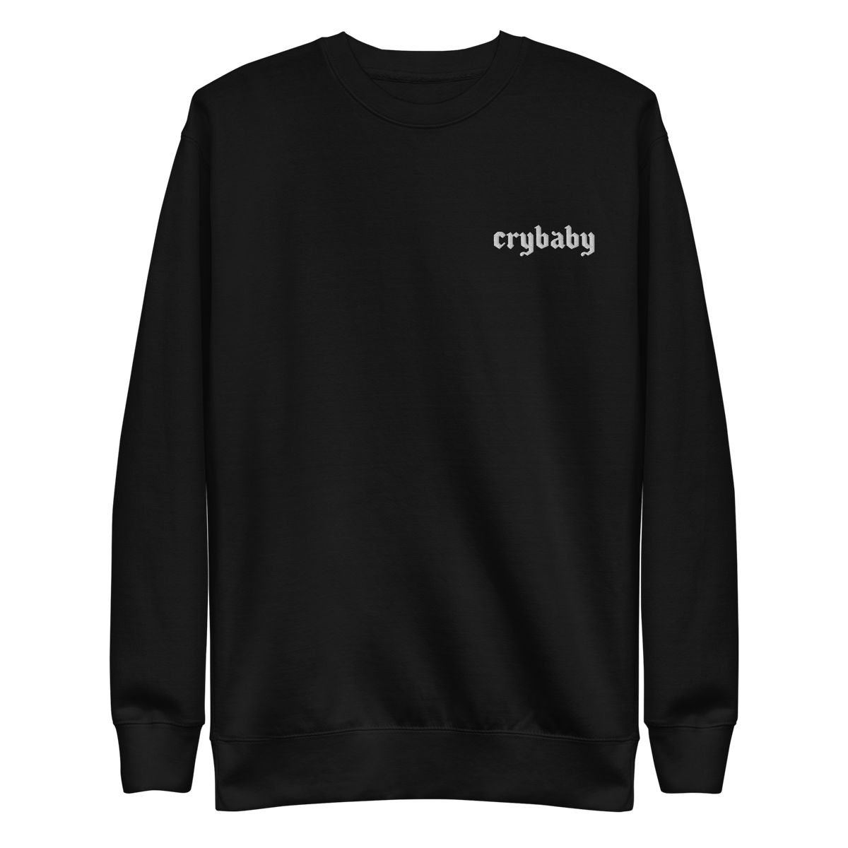 Crybaby Embroidered Sweatshirt - Goth Cloth Co.1061746_11254