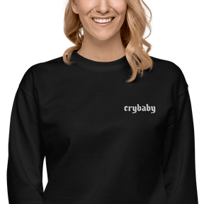 Crybaby Embroidered Sweatshirt - Goth Cloth Co.1061746_11259