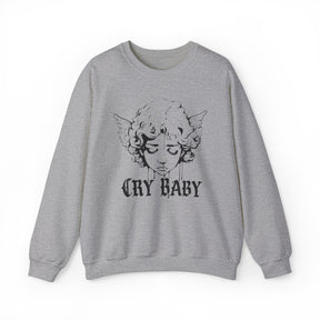 Crybaby Graffiti Cherub Crew Neck Sweatshirt - Goth Cloth Co.Sweatshirt12565904166788834360