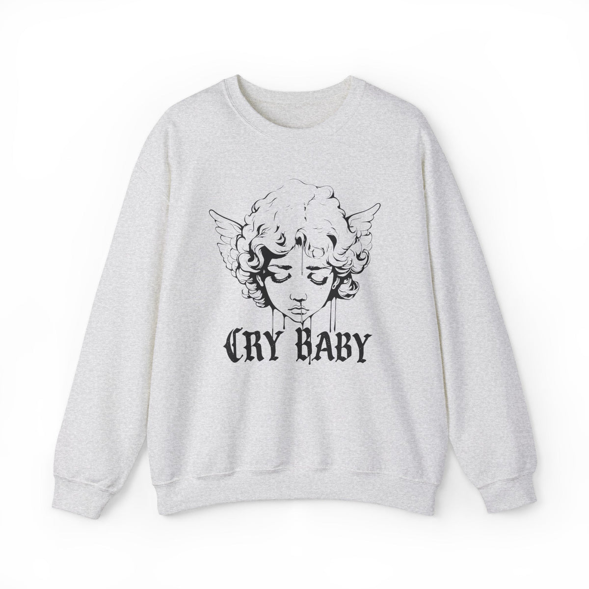 Crybaby Graffiti Cherub Crew Neck Sweatshirt - Goth Cloth Co.Sweatshirt16973717296855829727