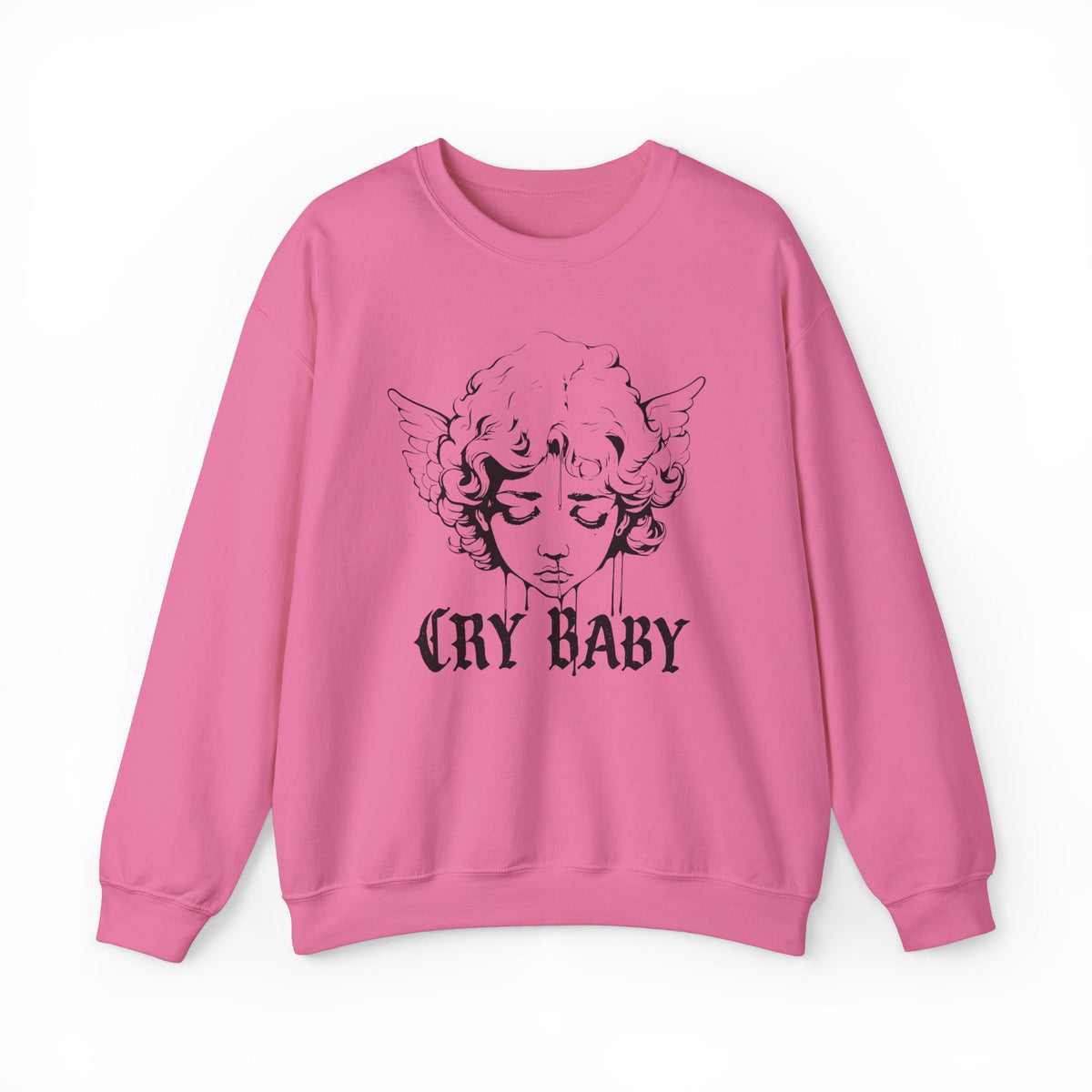 Crybaby Graffiti Cherub Crew Neck Sweatshirt - Goth Cloth Co.Sweatshirt25431306226640275890