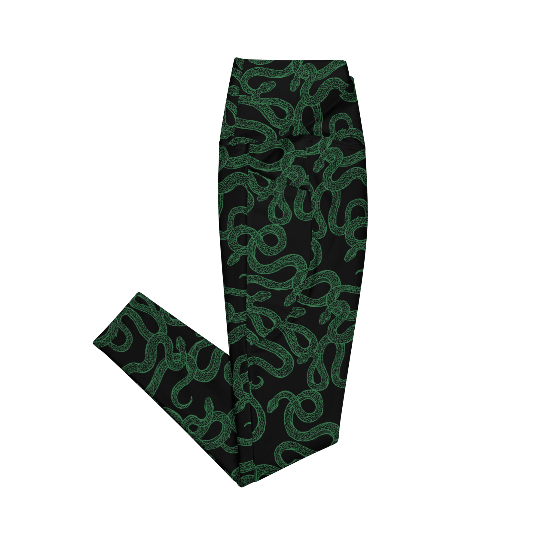 Cursed Coils Crossover Leggings with Pockets - Goth Cloth Co.4828349_14137