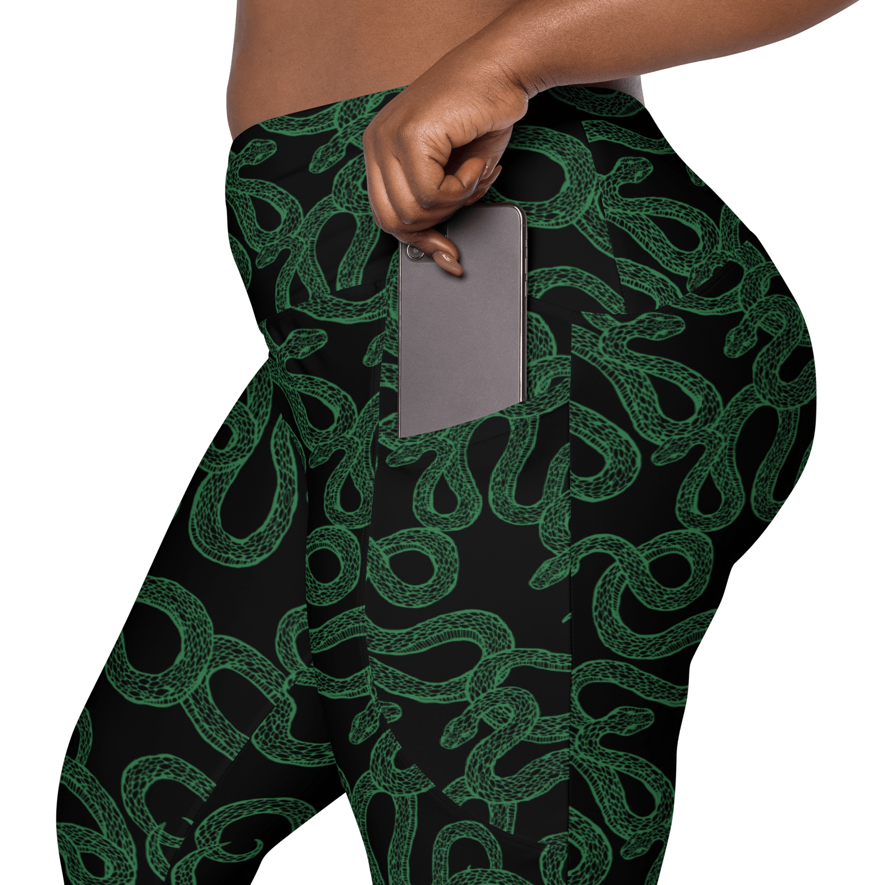 Cursed Coils Crossover Leggings with Pockets - Goth Cloth Co.4828349_14137