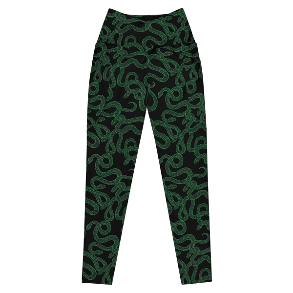 Cursed Coils Crossover Leggings with Pockets - Goth Cloth Co.4828349_14137