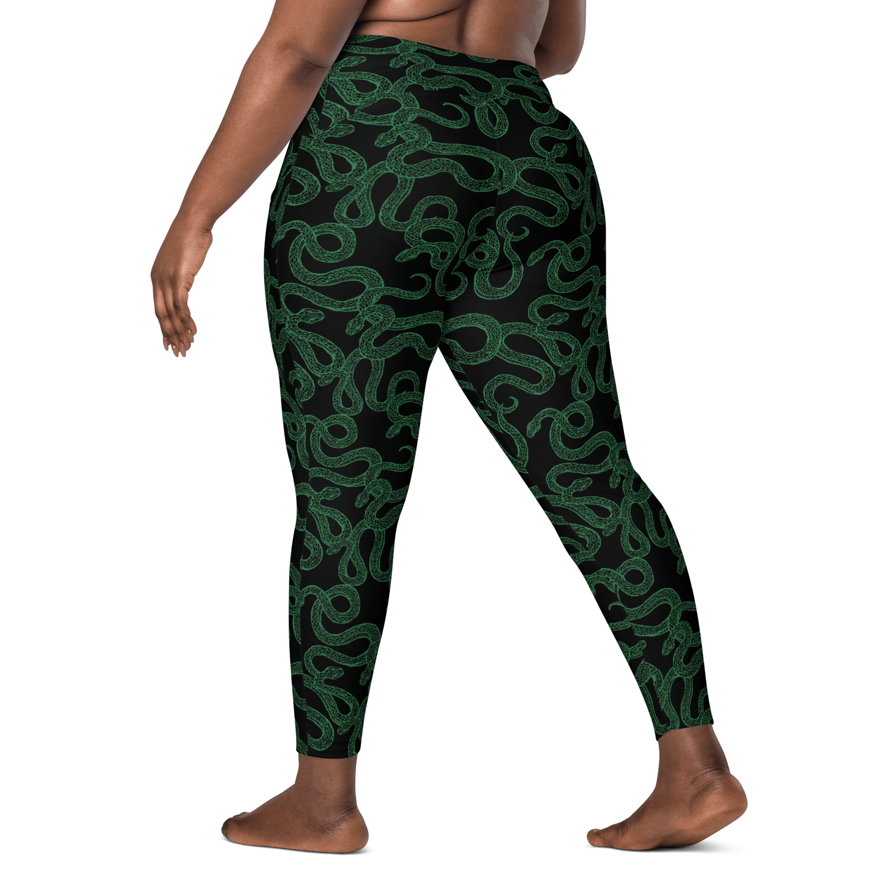 Cursed Coils Crossover Leggings with Pockets - Goth Cloth Co.4828349_14137