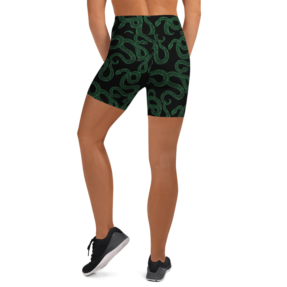 Cursed Coils Yoga Shorts - Goth Cloth Co.6579338_9079