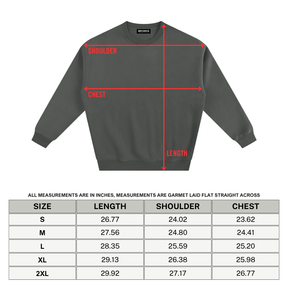 Crows Before Bros Fleeced Sweatshirt