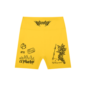 Mental Notes High-Waisted Blend Biker Shorts